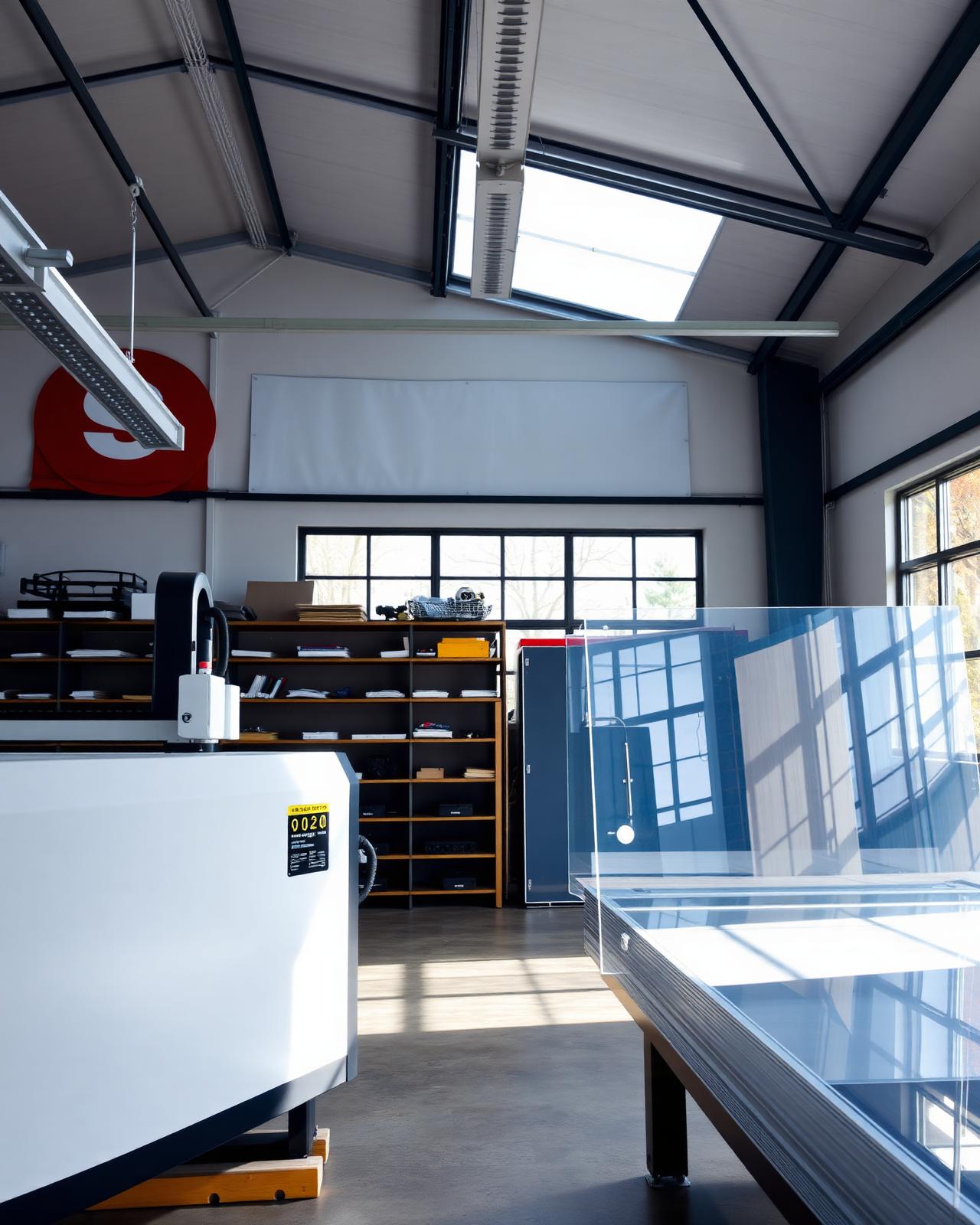 Inside the Master Acrylics fabrication shop